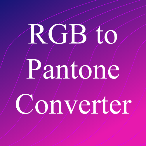Converting Pantone To Rgb Code